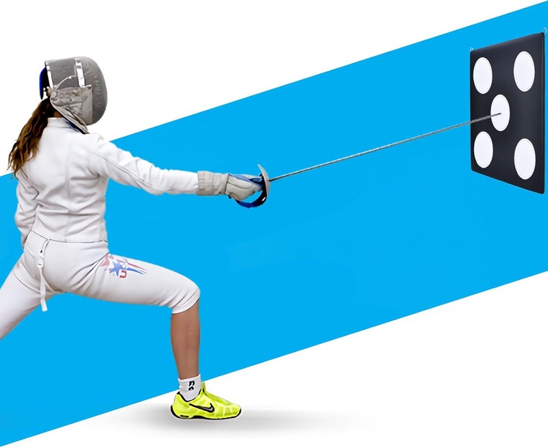 FEFOSAEP Leather Square Fencing Target - Fencing Practice Target for Foil Saber Epee and Hema - Self-Training Auxiliary Fencing Equipment for Fencer - Image 2